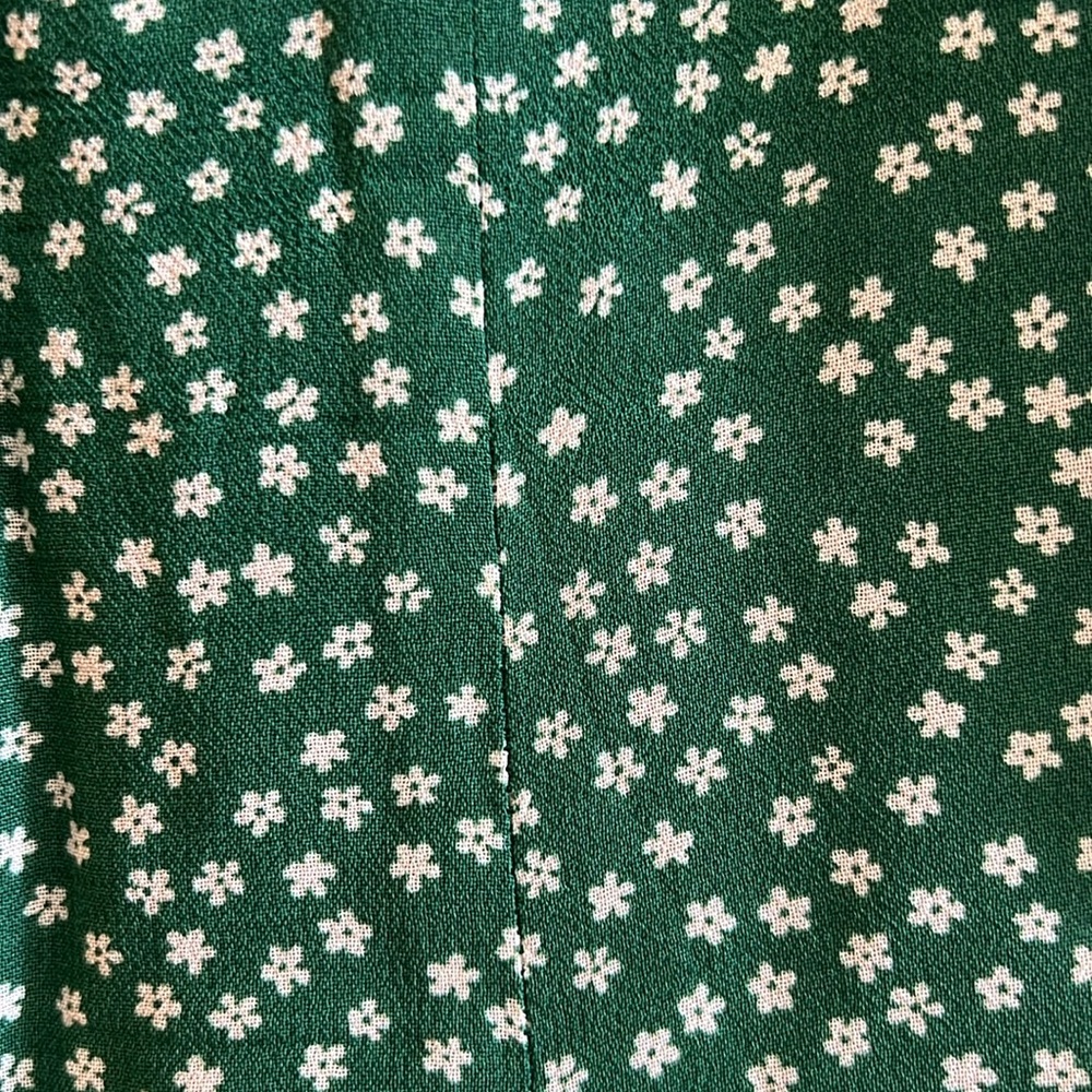 Reformation Green Printed Mini Dress - Picture 6 of 6